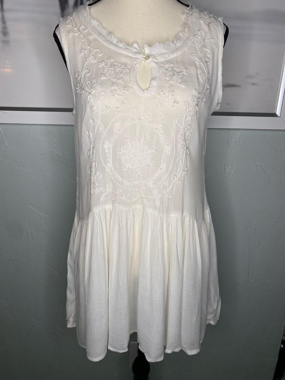 Raga Embroidered Pearl Dress/ cover up